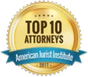 American Jurist Institute Top 10 Attorneys